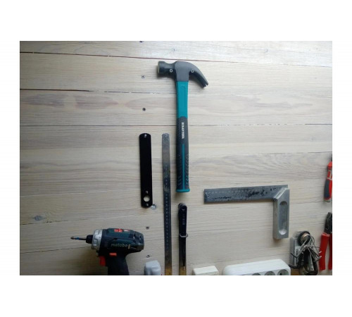 Столярный молоток-гвоздодёр с фибергласовой рукояткой KRAFTOOL Fiberglass 450 г 20265-45