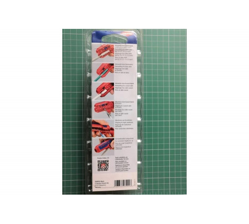 Инструмент для снятия изоляции KNIPEX KN-169501SB Инструмент для снятия изоляции KNIPEX KN-169501SB