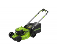 Самоходная бесщеточная аккумуляторная газонокосилка GreenWorks GD40LM48SPK4 40 В, 4 А*ч 2517407UB