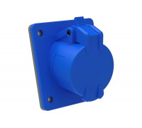 Встраиваемая розетка IEK ССИ-413 16А-6ч/200-250В 2Р+PЕ IP44 MAGNUM PSN41-016-3