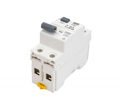 Выключатель дифференциального тока IEK ARMAT R10N 2P 63А 30мА тип A AR-R10N-2-063A030 Выключатель дифференциального тока IEK ARMAT R10N 2P 63А 30мА тип A AR-R10N-2-063A030
