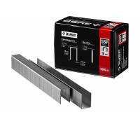 Особотвердые скобы ЗУБР Профессионал плоские, тип 20GA (53F/D/056), 5000 шт 31950-16