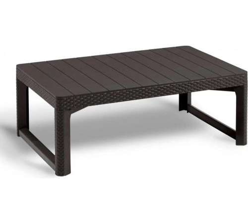 Стол Keter Lyon rattan table коричневый 233834 Стол Keter Lyon rattan table коричневый 233834
