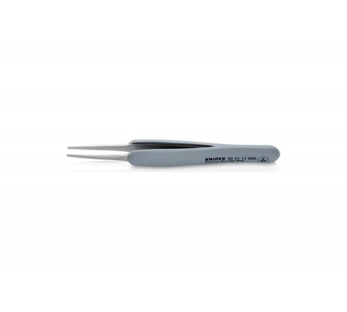 Резиновый пинцет KNIPEX ESD из нержавеющей стали KN-922111ESD Резиновый пинцет KNIPEX ESD из нержавеющей стали KN-922111ESD