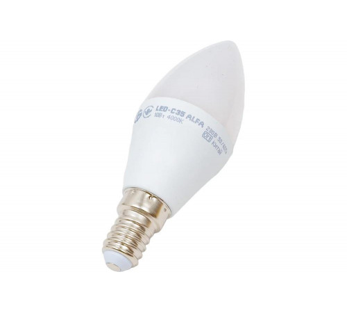 Лампа IEK LED ALFA C35 свеча 10Вт 230В 4000К E14 LLA-C35-10-230-40-E14 Лампа IEK LED ALFA C35 свеча 10Вт 230В 4000К E14 LLA-C35-10-230-40-E14