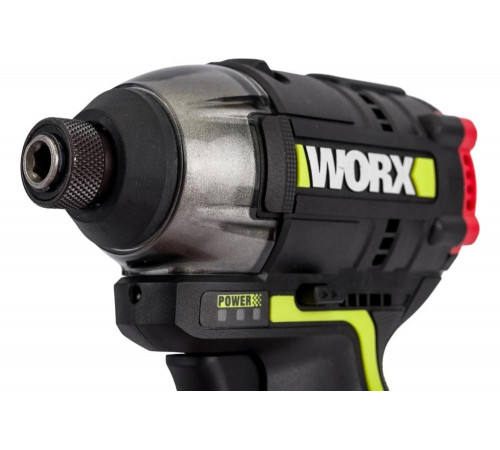 Аккумуляторный ударный бесщеточный винтоверт WORX Professional 12В, 140Нм, 2x2Ач WU132