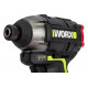 Аккумуляторный ударный бесщеточный винтоверт WORX Professional 12В, 140Нм, 2x2Ач WU132