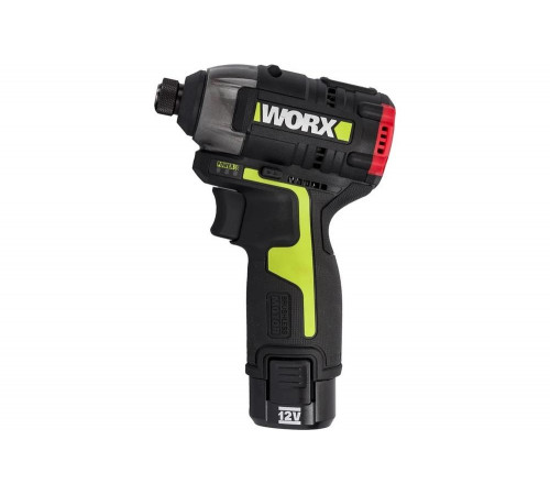 Аккумуляторный ударный бесщеточный винтоверт WORX Professional 12В, 140Нм, 2x2Ач WU132
