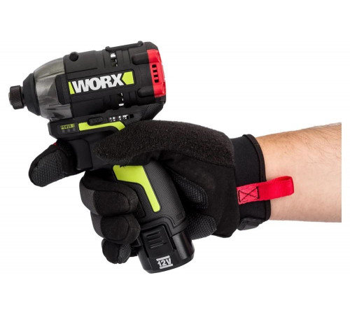 Аккумуляторный ударный бесщеточный винтоверт WORX Professional 12В, 140Нм, 2x2Ач WU132