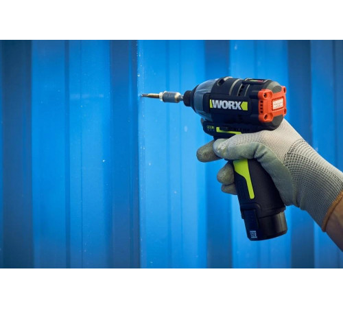 Аккумуляторный ударный бесщеточный винтоверт WORX Professional 12В, 140Нм, 2x2Ач WU132