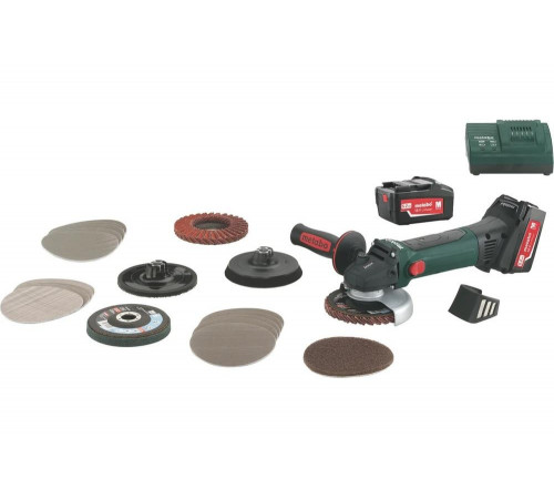 Угловая шлифмашина Metabo W 18 LTX 125 Quick Inox Set 600174880 Угловая шлифмашина Metabo W 18 LTX 125 Quick Inox Set 600174880
