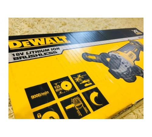 Бесщеточная угловая шлифмашина DEWALT 18 В XR DCG406N