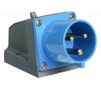 Стационарная вилка IEK 523 2Р+РЕ 32А 220В IP44 PSR51-032-3