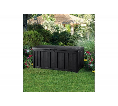 Сундук Keter GLENWOOD STORAGE BOX 390 L графит 230413 Сундук Keter GLENWOOD STORAGE BOX 390 L графит 230413