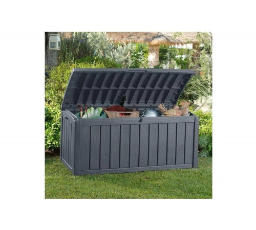 Сундук Keter GLENWOOD STORAGE BOX 390 L графит 230413 Сундук Keter GLENWOOD STORAGE BOX 390 L графит 230413