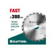 Диск пильный по дереву KRAFTOOL Fast 200x32 мм, 24Т 36950-200-32