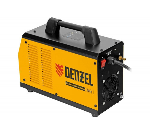 Инверторный аппарат аргонодуговой сварки Denzel itig-200 dс pulse cold weld, 200 А 94329