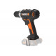 Ударная аккумуляторная дрель-шуруповерт WORX WX370.9
