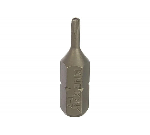 Бита 1/4", TORX с отверстием, T7, 25 мм KING TONY 102507U Бита 1/4", TORX с отверстием, T7, 25 мм KING TONY 102507U