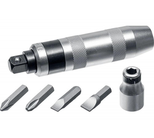 KRAFTOOL  ID-6 6 предм., Ударно-поворотная отвертка (25555)