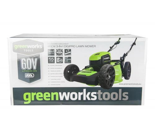 Аккумуляторная газонокосилка GreenWorks GD60LM46HPK4 60V 2502807UB Аккумуляторная газонокосилка GreenWorks GD60LM46HPK4 60V 2502807UB