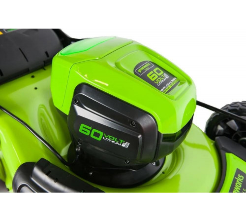 Аккумуляторная газонокосилка GreenWorks GD60LM46HPK4 60V 2502807UB Аккумуляторная газонокосилка GreenWorks GD60LM46HPK4 60V 2502807UB