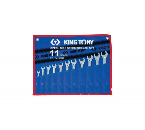 Набор комбинированных трещоточных ключей (8-19 мм, 11 предметов) KING TONY 14111MRN Набор комбинированных трещоточных ключей (8-19 мм, 11 предметов) KING TONY 14111MRN