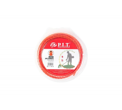 Леска DUAL-CUT (3 мм; 15 м; витой квадрат) для триммера P.I.T. P0313015 Леска DUAL-CUT (3 мм; 15 м; витой квадрат) для триммера P.I.T. P0313015