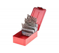 Набор дюймовых сверл по металлу (29 шт; 1/16"-1/2"; HSS-G) RUKO 214851