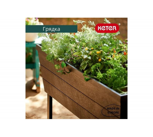 Кашпо-грядка на ножках для растений Keter Urban Bloomer 233062 Кашпо-грядка на ножках для растений Keter Urban Bloomer 233062