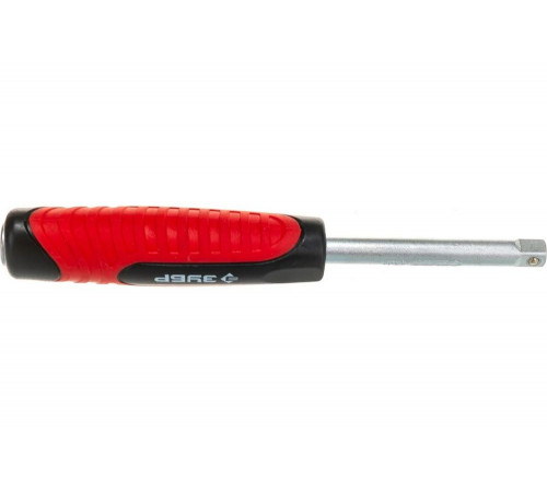 ЗУБР 1/4", 150 мм, Cr-V сталь, хромированный, вороток-отвертка МАСТЕР 27724-1/4