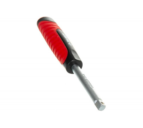 ЗУБР 1/4", 150 мм, Cr-V сталь, хромированный, вороток-отвертка МАСТЕР 27724-1/4