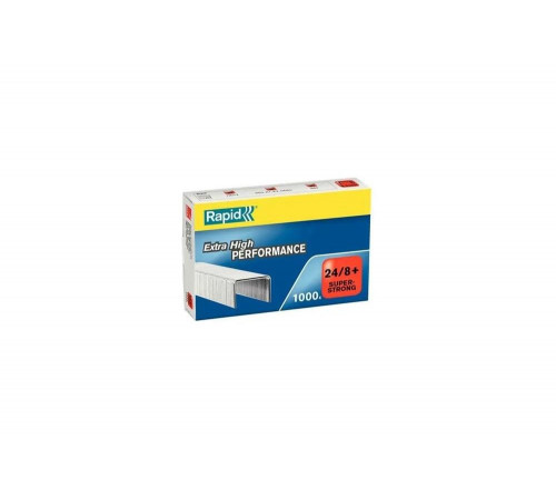 Скобы Rapid Super Strong 24/8+ 1000 шт/уп., 24858500 Скобы Rapid Super Strong 24/8+ 1000 шт/уп., 24858500