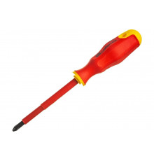 Диэлектрическая отвертка СИБРТЕХ PH2*100mm 12929