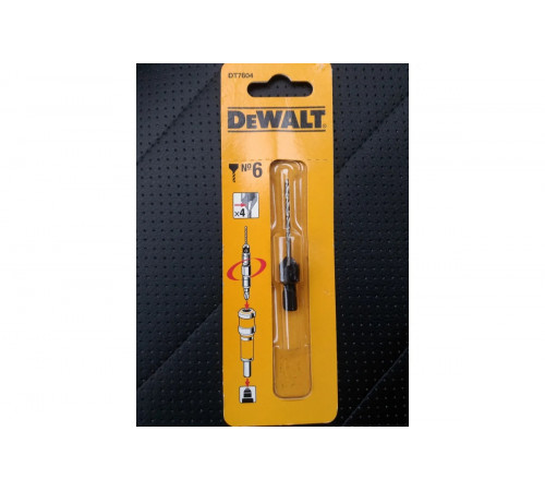 Сверло пилотное 2,38 мм с зенкером для шурупов 3 мм, размер №6 DEWALT DT 7604