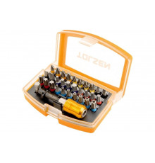 Набор вставок бит 1/4", PH, PZ, Hex, Torx, Slotted, TorxTR 32 предмета TOLSEN TT20370
