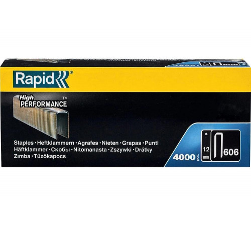 Закаленные Супертвердые узкие скобы Rapid тип 55 12 мм 4000 шт. 11895002