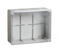 Распаячная коробка IEK км41275 о/п 240x195x90мм прозр. кр. ip44 UKO10-240-195-090-K51-44