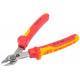 Прецизионные бокорезы KNIPEX Electronic Super Knips VDE, без фаски, L-125 мм, INOX KN-7806125