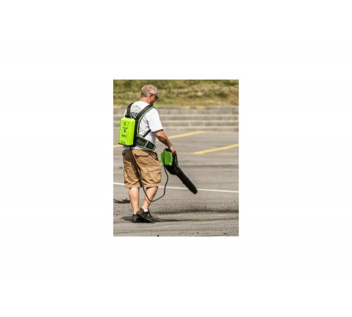 Аккумуляторная ранцевая воздуходувка АКБ Greenworks 2401207 Аккумуляторная ранцевая воздуходувка АКБ Greenworks 2401207