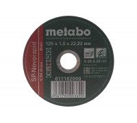 Круг отрезной по нержавеющей стали SP-Novorapid (125x1x22.23 мм) Metabo 617162000