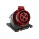 Стационарная розетка IEK MAGNUM ССИ-114 16А 3Р+РЕ 380В IP44 PSN12-016-4 6905759