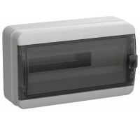 Корпус пластиковый IEK TEKFOR КМПн-18 IP65 черная прозрачная дверь TF5-KP72-N-18-65-K03-K02