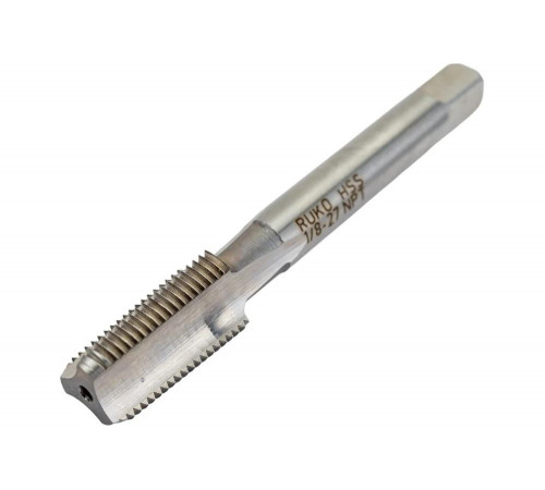 Однопроходный метчик Ruko NPT 1/8 -27 HSS-G 231018NPT Однопроходный метчик Ruko NPT 1/8 -27 HSS-G 231018NPT