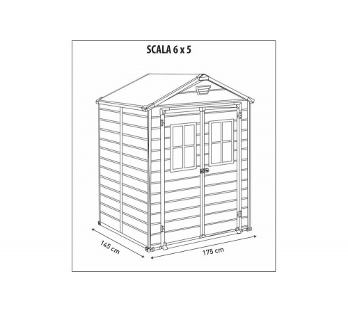 Сарай Keter SCALA 6x5 230433
