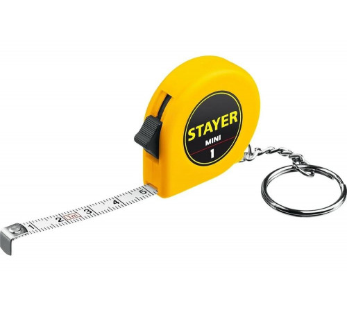 STAYER 1 м х 6 мм, рулетка-брелок 34140-1_z02