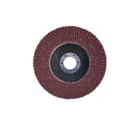 Круг лепестковый торцевой коричневый (125х22,2 мм; Р120) АТАКА 680810