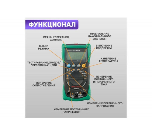 Универсальный мультиметр Mastech MS8233E Универсальный мультиметр Mastech MS8233E