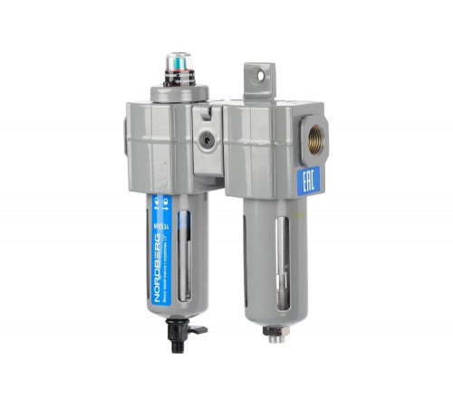 Фильтр воздушный тонкой очистки с осушителем PRO 1/2" NORDBERG NP8534 Фильтр воздушный тонкой очистки с осушителем PRO 1/2" NORDBERG NP8534