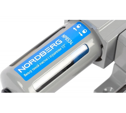Фильтр воздушный тонкой очистки с осушителем PRO 1/2" NORDBERG NP8534 Фильтр воздушный тонкой очистки с осушителем PRO 1/2" NORDBERG NP8534